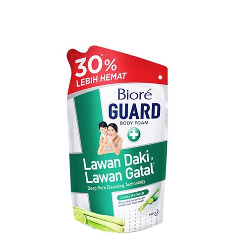 Jual Biore Guard Sabun Mandi Cair Pembersih Daki Lively Refresh Ekstrak