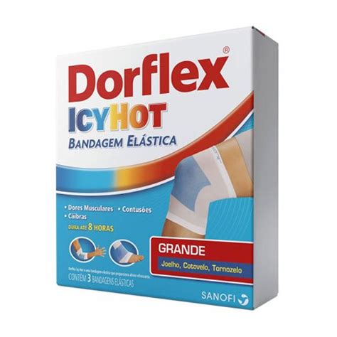 Dorflex Icy Hot 1x3 Adesivo Elástica Farma 22