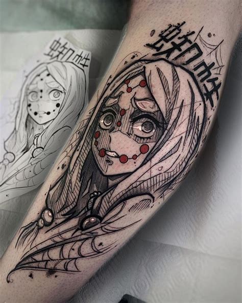 Instagram Anime Tattoos Kawaii Tattoo Sketch Style Tattoos