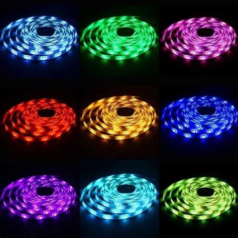 Tira Led 5050 Rollo 5 Metros Rgb 16 Colores 12v Interior En Venta En