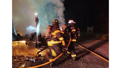 Ozark Fire Department Responds To Camper Trailer Fire