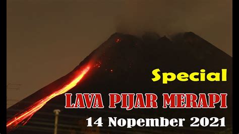 Gunung Merapi Malam Hari 14 Nopember 2021 YouTube