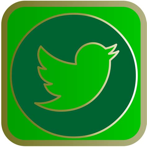 Official Twitter Logo Button