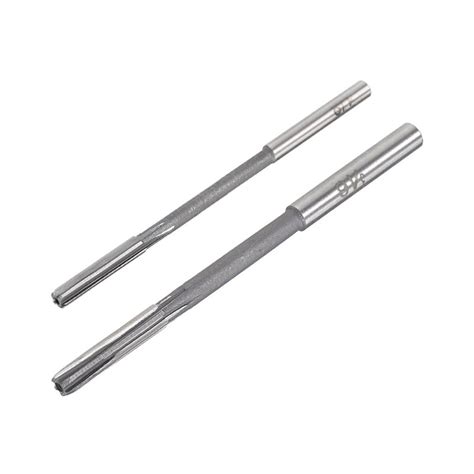 Uxcell 1 8 And 3 16 Chucking Reamer Set Lathe Machine 6 Straight Flutes