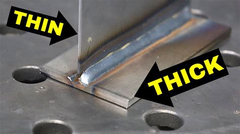 MIG Welding Thin Metal To Thick Metal Here S How YouTube