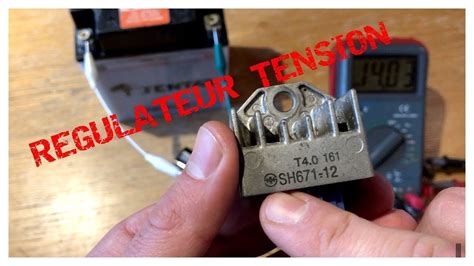 TUTO BRANCHEMENT REGULATEUR TENSION MOTO YouTube