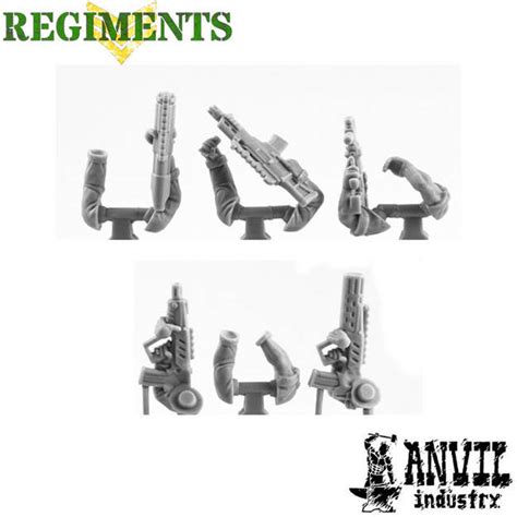 Bullpup Rifle Wargame Miniature Weapons For Mm Heroic Human Infantry