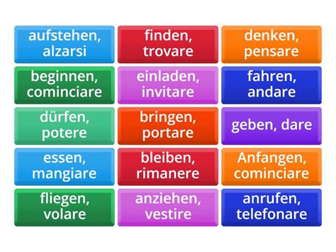 Die Zeitformen Flip Tiles