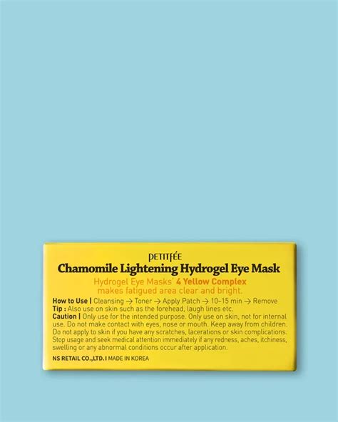 Petitfee Koelf Hydrogelov Maska Na O I Chamomile Lightening Hydrogel