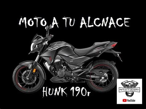 MOTO HERO HUNK 190R YouTube