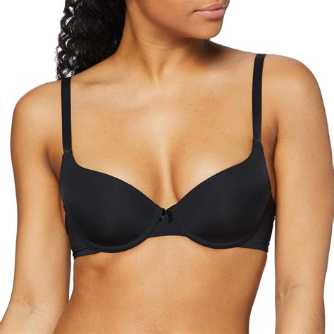 Iris Lilly Soutien Gorge D Collet En Microfibre Femme Noir C