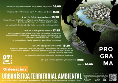 Seminario La Ordenaci N Territorial Urban Stica Y Ambiental En El