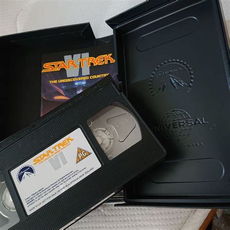 STAR TREK VI Undiscovered Country PADDED BOX VHS Video RARE Booklets