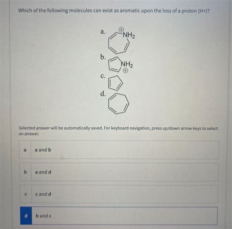 Answered Which Of The Following Molecules Can Bartleby