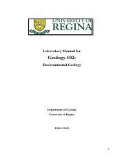 Geol Week Lab Modules Maps And Cross Sections Pdf