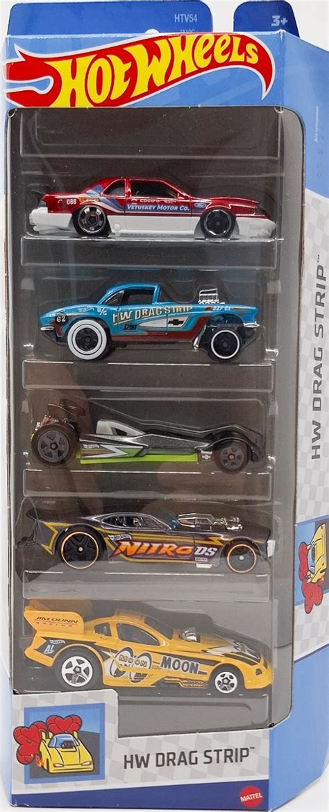 Hot Wheels Paquet De Voitures Hw Drag Strip