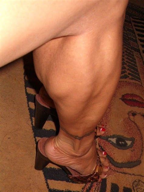 Muscular Milf Legs Cumception