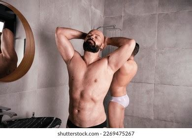 Beautiful Adult Gay Couple Resting Home Stock Photo Shutterstock
