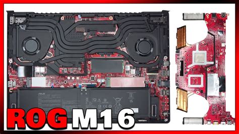 ASUS ROG Zephyrus M16 GU603 Disassembly Teardown Repair Video Review