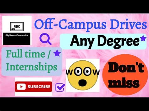 Latest Off Campus Drive Any B E B Tech Latest Jobs Digi