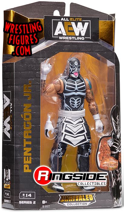 Pentagon Jr. - AEW Unrivaled 2 Toy Wrestling Action Figure by Wicked Cool Toys!