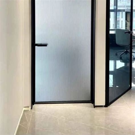 Hinged Aluminium Profile Glass Doors For Home Thickness