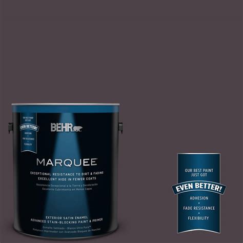 Behr Marquee Gal Bxc Dark Burgundy Wine Flat Exterior Paint