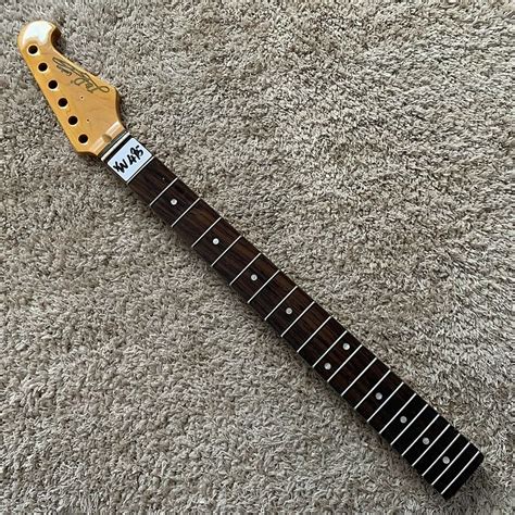 Maple Wood Strat Style Guitar Neck And Rosewood Fingerboard Reverb