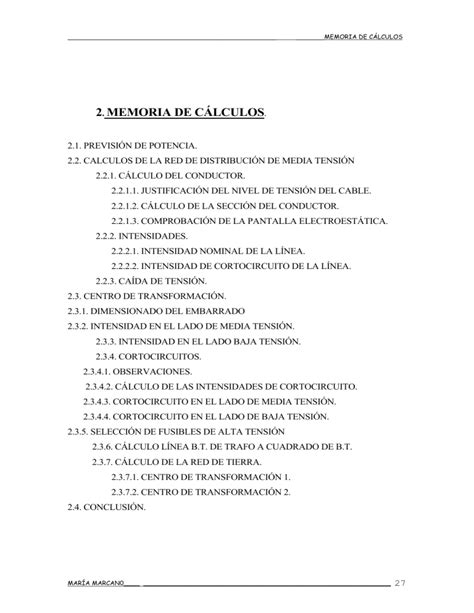 2 MEMORIA CALCULOS MT