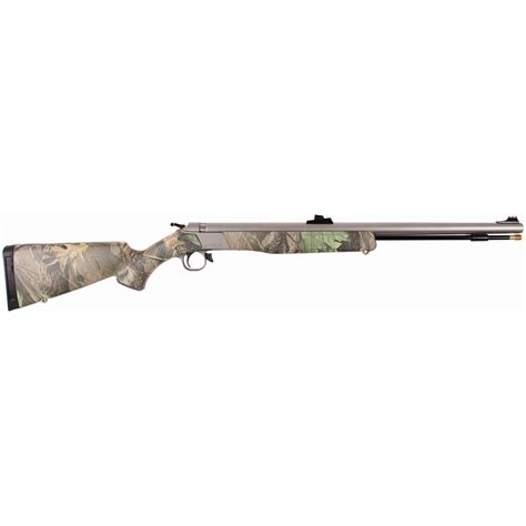 Cva Wolf 50 Cal Muzzleloader With Fiber Optic Sights 621049 Black Powder Rifles At