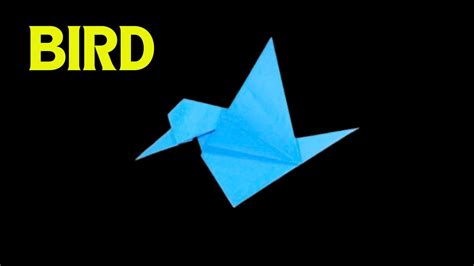 Easy Origami Bird How To Make A Paper Bird Easy Step By Step Paper