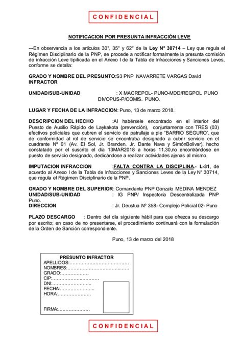 Formatos De La Ley 30714 Pdf Descarga Gratuita