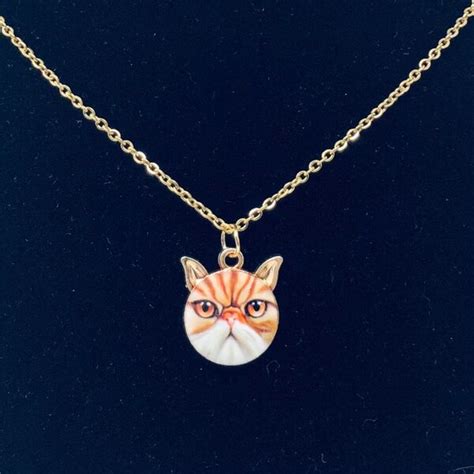 Grumpy Cat Necklace Etsy