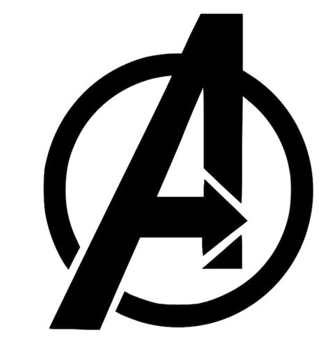 Avengers Logo Svg For Craft Machines Cricut Cameo Silhouette Etsy