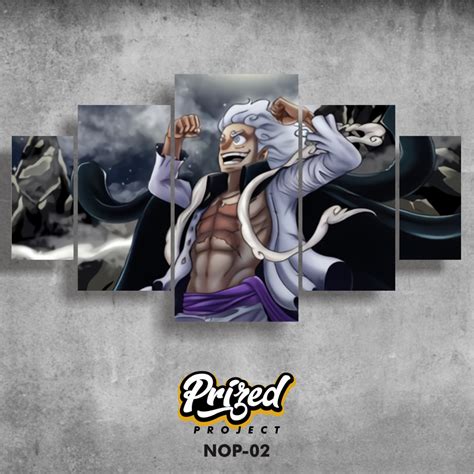 Jual Hiasan Dinding One Piece Gear Set Isi Pcs Poster Kayu Wall