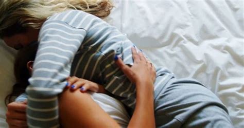 Lesbian Couple Relaxing On Bed In Bedroo Stock Video Pond5