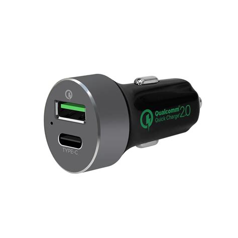 Quickboost C Dual Port Qc Usb C Car Charger