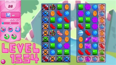 Candy Crush Saga Level 1554 Candy Crush 1554 Candy Asmr Youtube