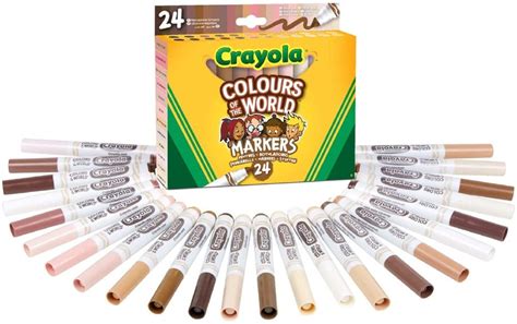 Colours Of The World Washable Markers Pk24