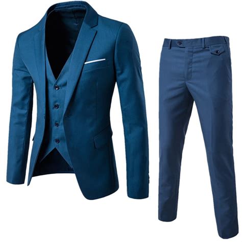 Ocean Blue Tuxedo Vest