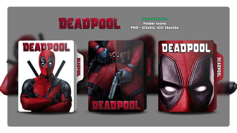 Deadpool (2016) Folder Icons by ChamikaNLakshan on DeviantArt