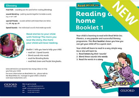 Read Write Inc Phonics Information Booklet Oxford Owl For Home