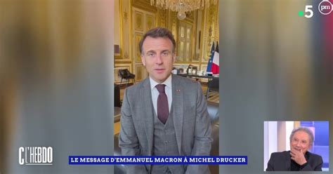 Tu as traversé nos vies Emmanuel Macron adresse un message vidéo