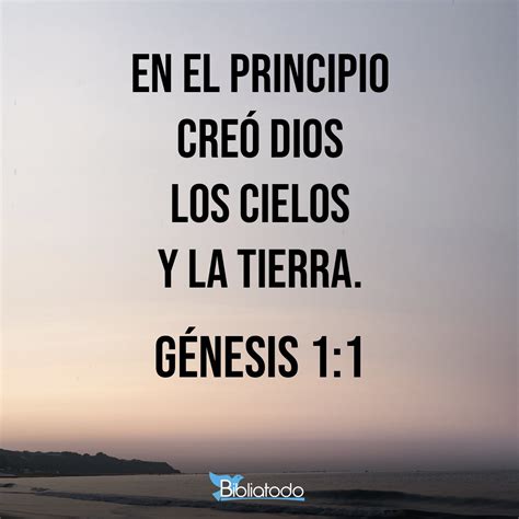 G Nesis Rv En El Principio Cre Dios Los Cielos Y La Tierra