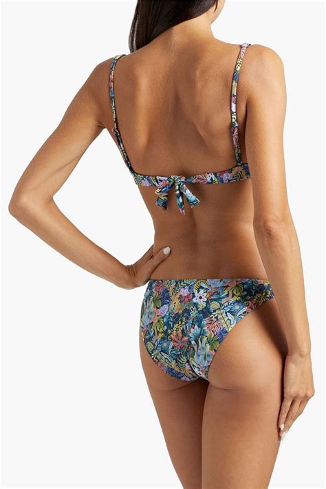 Onia Ashley Liberty Print Low Rise Bikini Briefs The Outnet