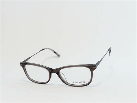 Calvin Klein Ck18722 Acetate Eyeglass Frames006 Crystal Charcoal 51 16 135 New Ebay