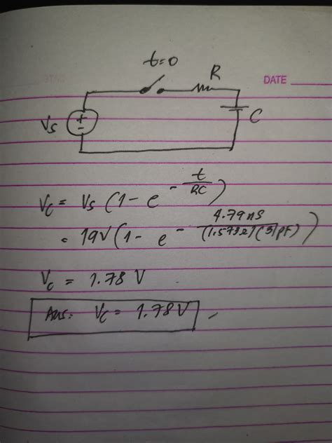 Solved In The Circuit Below The Switch Closes At Time T Assume