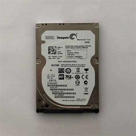 Seagate Momentus Thin St Lt Gb Sata