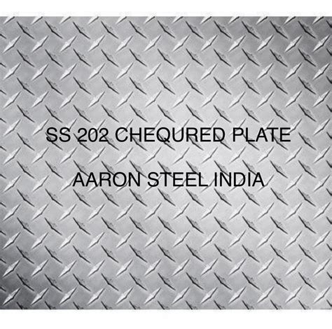 Ss Chequered Sheet At Rs Kilogram Stainless Steel Checkered