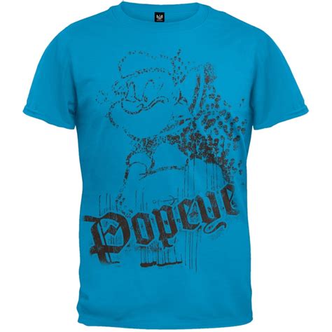 Popeye Skulls T Shirt 2x Large